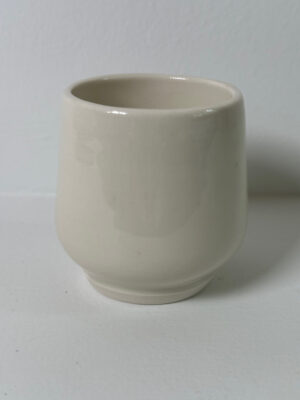 White Porcelain Cup/Tumbler/Candle Holder