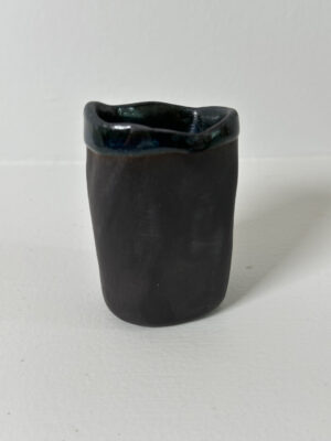Black Porcelain Toothpick/Matches Holder