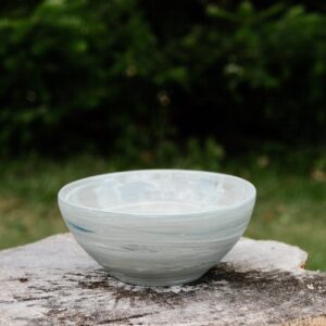 Large Marbled Porcelain Bowl