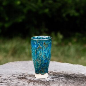 Impressionist Stoneware Vase