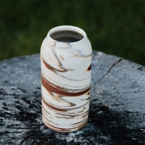Marbled Stoneware Vase