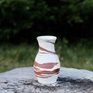 Marbled Stoneware Vase