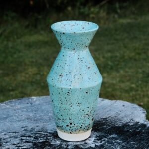 Angular Stoneware Vase