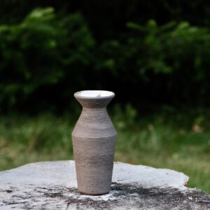 Textured Stoneware Vase