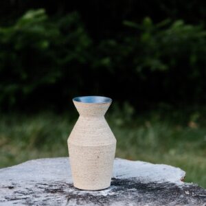 Textured Stoneware Vase