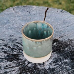 Stoneware Cup/Candle Holder
