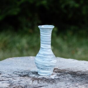 Wonky Marbled Porcelain Vase