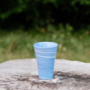 Marbled Porcelain Vase