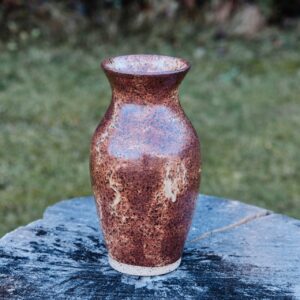 Tall Speckled Vase
