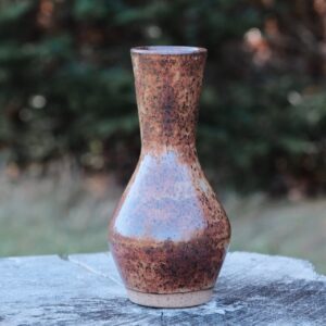 Angled Stoneware Vase