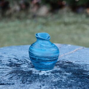 Marbled Porcelain Vase