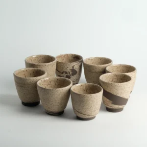 Marbled Speckled Stoneware Cup/Tumbler