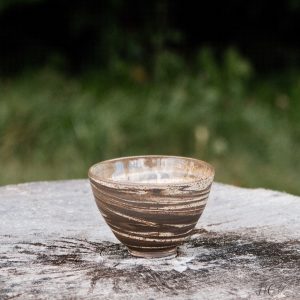 Marbled Stoneware Tea Cup/Dessert Bowl
