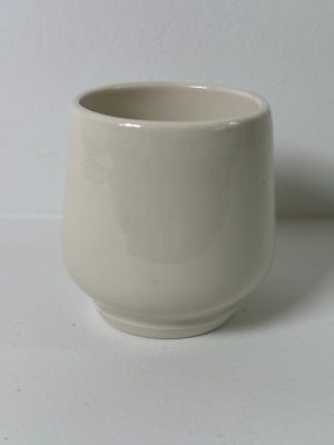 White Porcelain Cup/Tumbler/Candle Holder