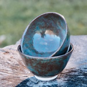 Pair of Stoneware Tea Cups