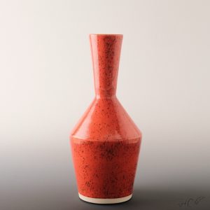 Large Angular Stoneware Vase
