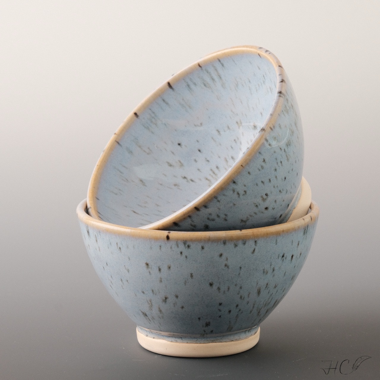 Pair of Stoneware Tea Cups - Image 8