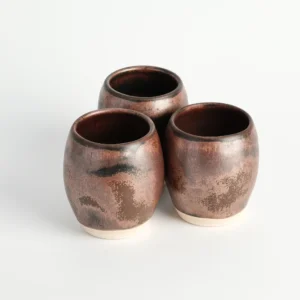 Stoneware Barrel Cups/Tumblers/Shot Glasses