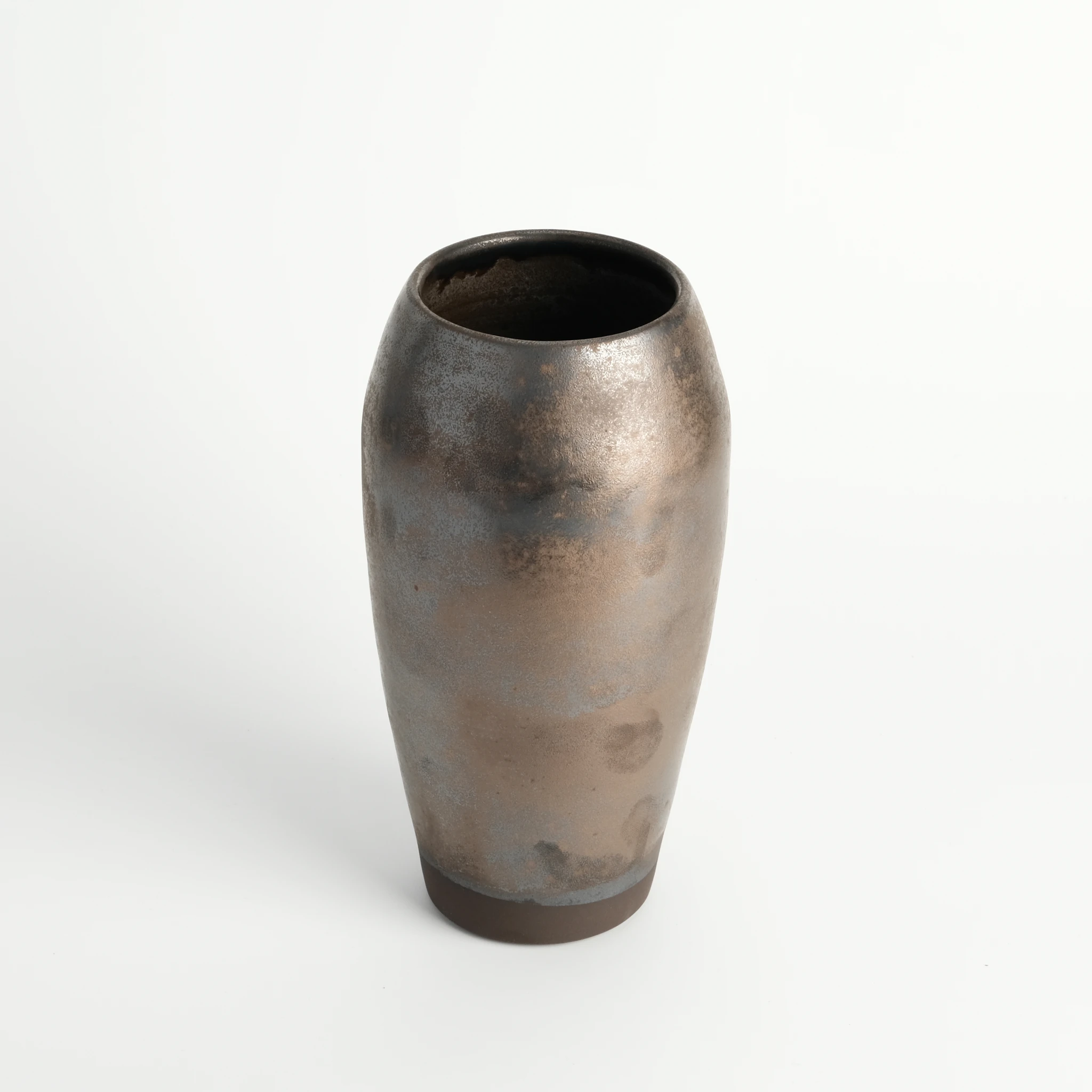 Black Stoneware Vase