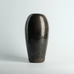 Black Stoneware Vase