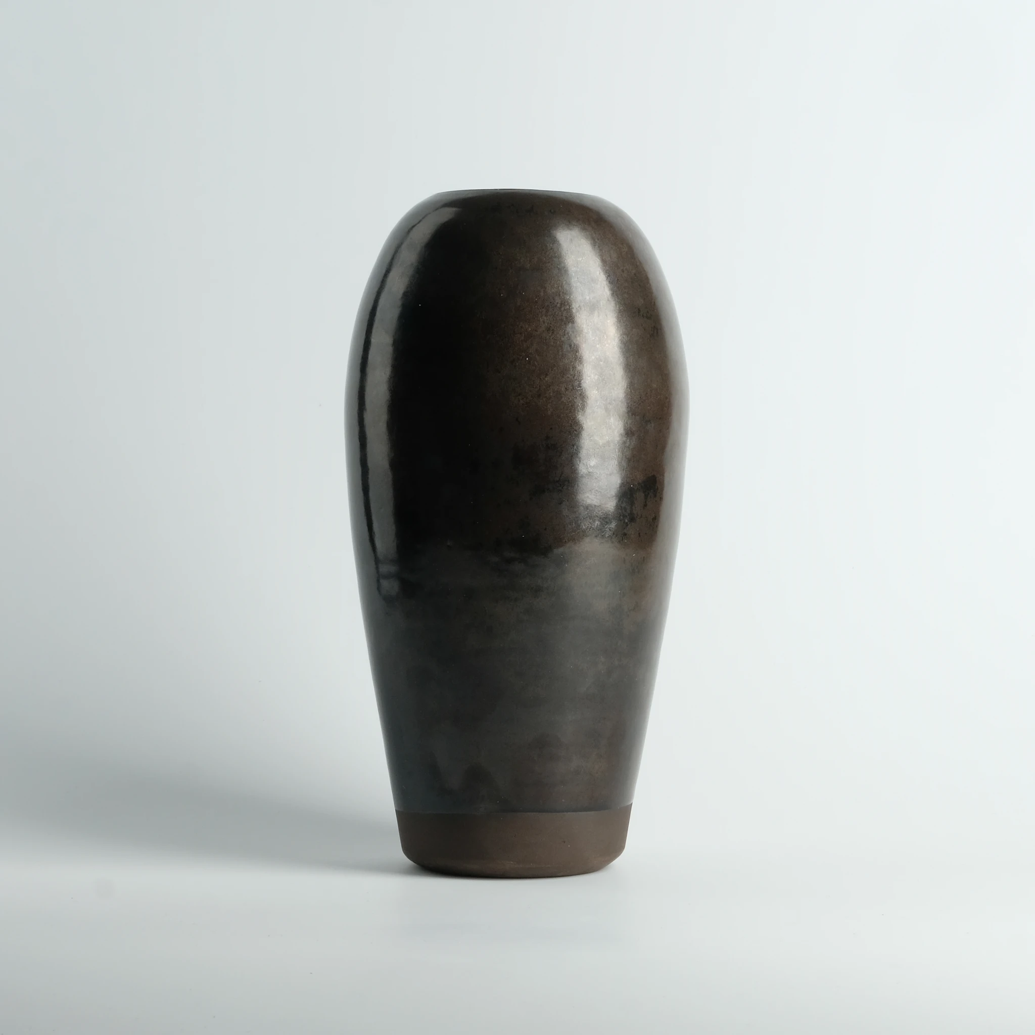 Black Stoneware Vase