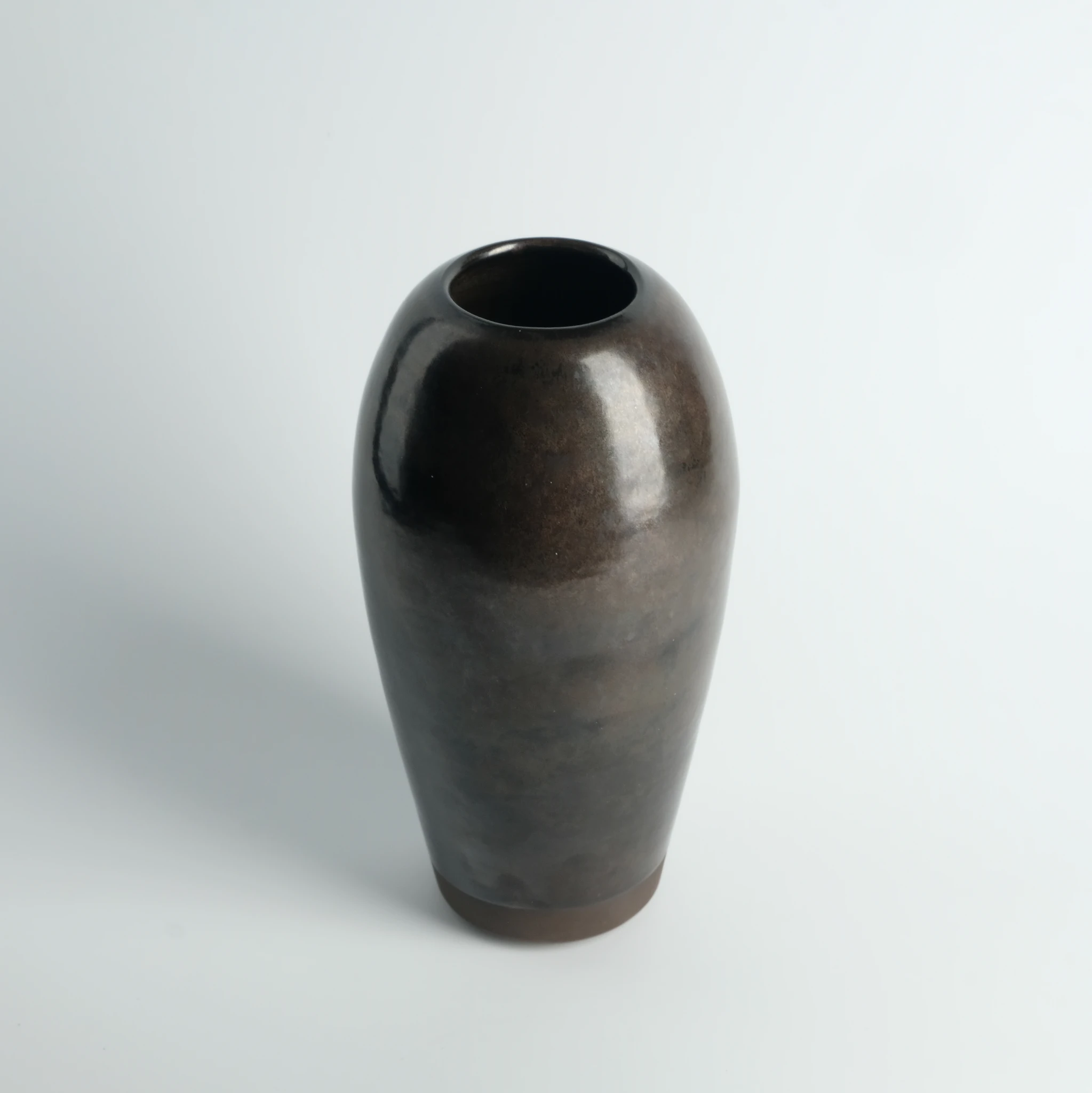 Black Stoneware Vase