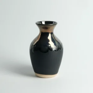 2 Small Stoneware Vases