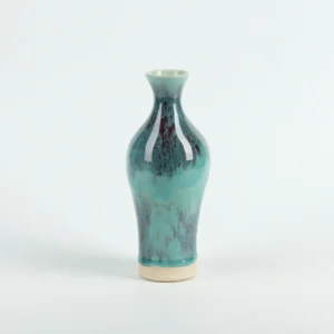 Tall Slim Stoneware Vase
