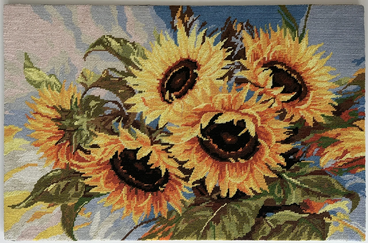Sunflowers Needlepoint (unframed)