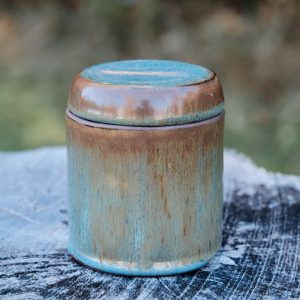 Stoneware Lidded Jar