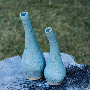Stoneware Leaning Vase