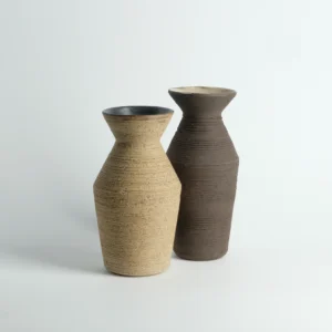 Textured Stoneware Vase