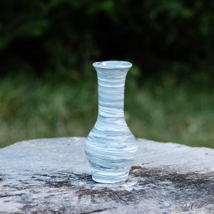 Wonky Marbled Porcelain Vase