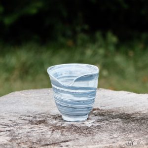 Marbled Uneven Porcelain Vase