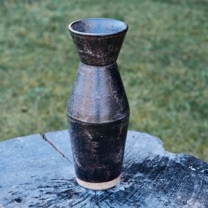 Angled Stoneware Vase