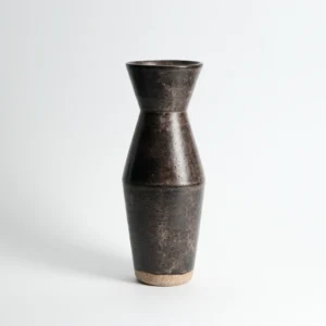 Angled Stoneware Vase
