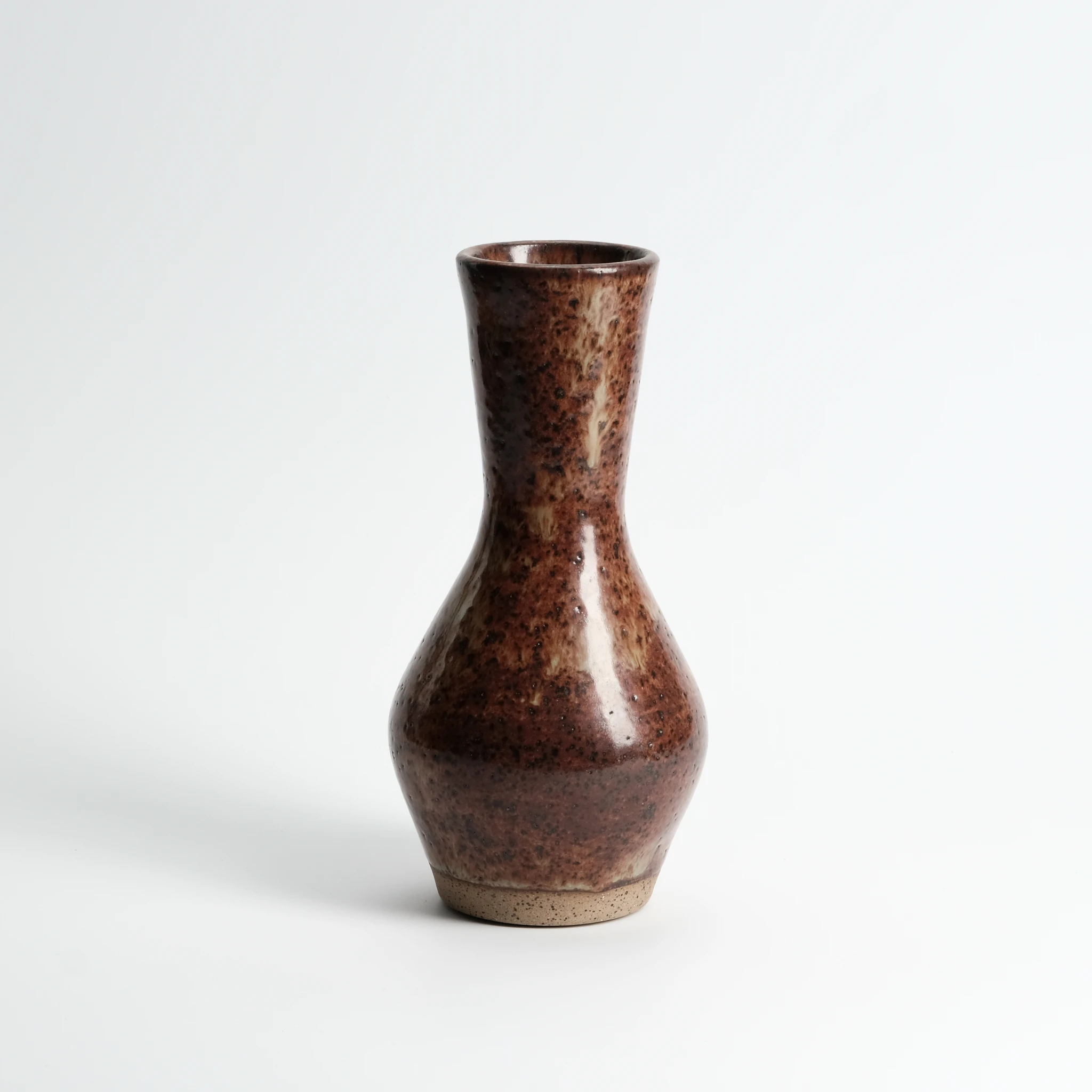 Angled Stoneware Vase